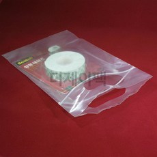 디제이팩 PE 손잡이지퍼백 (투명) 100장 단위판매, 15cm(가로) x 21cm(세로) +4cm(날개)