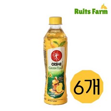 [루츠팜] 태국 오이시 그린티 허니 레몬 380mlX6개 oishi green tea 녹차 레몬그린티, 6개, 380ml