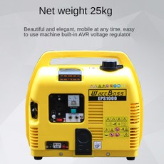 가정용 1000w 미니 단상 휴대용 연료 절약 작은 침묵 1kw 220v 가솔린 발전기, 기본