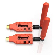 무선 hdmi 송수신기 1080P 디스플레이 동글 고화질, 1개, 블랙 1발신 2수신 (메탈릭 150m)