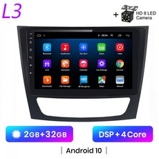 2 E200 DVD E300 클래스 2002 CLS 2010 플레이어 W211 E240 E350 안드로이드 E 메르세데스 E220 차량용 10 벤츠 Din 라디오 멀티미디어, 7) L3-CAM