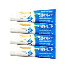 덴탈케어 치약70g (강아지치석 구강관리용품), 4개, 70g