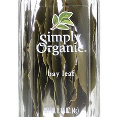Simply Organic 월계수 잎 4g(0.14oz), 40.14정, 4g, 1개