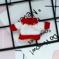 ob11 오비츠11 Molly body9 GSC 스웨터 스카프 크리스마스 스카프 겨울비니 겨울옷, C타입 스웨터(화이트 )