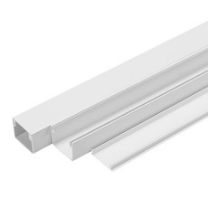 닥트 LAN 사각 전선 몰딩 100X80X1000mm 백색 랜선 케이블 전선정리 전선보호 쫄대, 1개