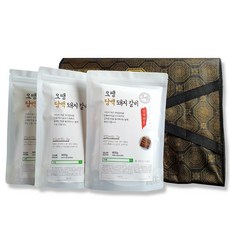 오땡 담백 양념 돼지갈비 선물세트 2.4kg 800gx3팩, 3개