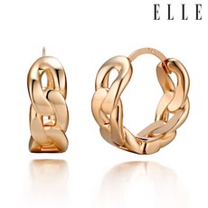 엘르주얼리 14K 체인 원터치 귀걸이 (gold pin) ELGPEE368