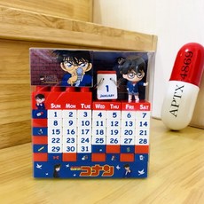 코난 에도가와 코난 블록달력 블록 캘린더 코난 굿즈