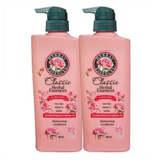 클래식 허벌에센스 리플레니싱 린스 핑크 로즈 무실리콘 Herbal Essences Replenishing Conditioner 490ml 2개