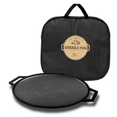 바인하우스 국산 티타늄마그마코팅 인덕션 겸용 캠핑 그리들 36cm + 보관가방