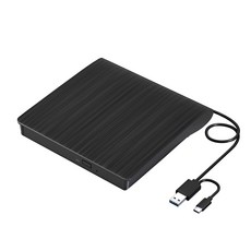 Yaeonku CD DVD DVD USB3.0&Type-C CDDVD DVDCD Windows 111087 Mac OS 외장 드라이브 플레이어, 1개
