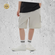 매장정품 스노우피크 어패럴 SNOWPEAK APPAREL KIDS 키즈 루트 카고 반바지 Light Beige S24MKRHP85 S24MKRHP85LE 1226701, 125
