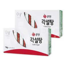 (메카몰) 삼양사 큐원 각설탕 1kg, 2개