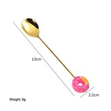 캔디 스쿠프 스푼 포크 창의적 디자인 귀엽고 우아한 편안한 그립 내구성 프리미엄 도매 웨어 귀여운 만화 과일, 1개