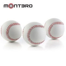 monteor 소프트 하드 야구공 연습볼 3개세트, 하드볼, 3개