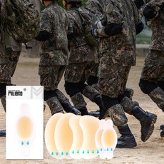 컴피 방수 밴드 6P - 군인 군대 행군 입대 준비물 훈련 군화 구두 뒤꿈치 까짐 물집 방지 젤타입 보호 패드, 1개