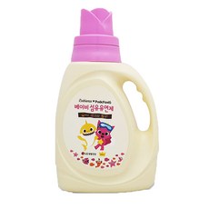 LG 베비언스 핑크퐁 세탁세제 1500ml 유아세탁세제 아기세탁세제 유아섬유유연제 유아세제 아이옷빨래 섬유유연제, LG 베비언스 핑크퐁 섬유유연제 1500ml