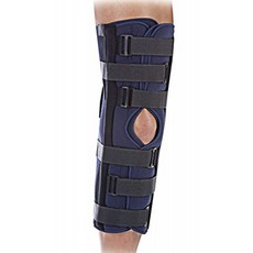 FitPro 조정 가능한 수술 후 무릎 이모빌라이저 18 " Amazon 독점 브랜드, 단일옵션