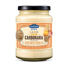 폰타나 라치오 베이컨 까르보나라 파스타소스, 430g, 1개 1개, 430g