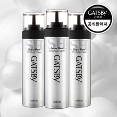 갸스비 스타일링 폼 슈퍼하드 헤어무스, 185g, 3개