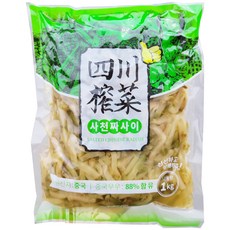 대화엠피사천짜사이1kg 10봉 중국집업소용절임무채, 2kg, 20개