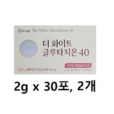 더 화이트 글루타치온 40 30포, 60g, 2개