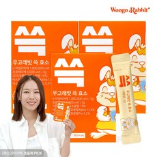 우고래빗 100만역가 곡물발효 쓱 효소 30포, 3박스, 90g