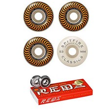 Spitfire F4 99D Classics Skateboard Wheels - 53mm Spitfire F4 99D 클래식 스케이트 보드 휠-53mm, 1