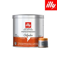 일리 아라비카 셀렉션 콜롬비아 캡슐커피, 6.7g, 21개입, 1개