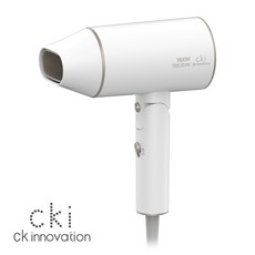 CKI-D810 화이트골드 1800W 고출력 고풍량 접이식 헤어드라이기 - d810