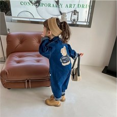 유아데님슈트