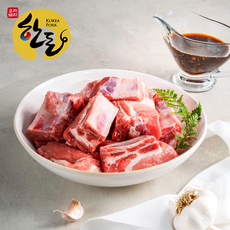 [오기도니] 한돈 제주돼지 찜용 뼈갈비 (냉장), 1kg, 1개