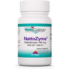 뉴트리콜로지 나토자임 100mg 소프트젤, 60정, 1개