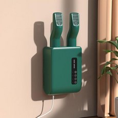 다기능 신발 부츠 건조기 히터 탈취제 전기 제습기 기계 휴대용 스마트 전기 신발 건조 발 워머, 03 green_02 EU, 그린_EU