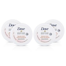 도브 Dove 너리싱 바디 케어 페이스 핸드 앤 뷰티 크림 일반 및 건성 피부용 로션 24시 보습 700ml2.53온스 4팩, 1개