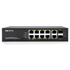 8포트 기가 POE+GbE 2TP/2SFP 130W 스위치 POE3822TP-SFP, 단품, 1개