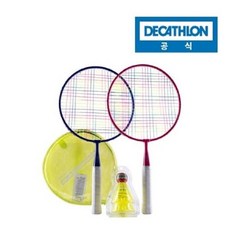 데카트론 Decathlon 어린이용 라켓 2P+폼 볼 헤드 셔틀콕 아동용 배드민턴 세트 315704, 데카트론 어린이용 라켓 2P+폼 볼 헤드 셔틀콕 아동용