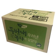 동아오츠카 두번째 우려낸 녹차, 340ml, 20개