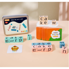 CVC단어 스펠링 퍼즐 장난감 놀이 게임 영어퍼즐 블럭버퍼 보드게임