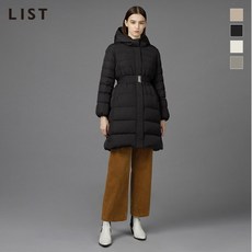 리스트 리스트 벨티드 후드 덕다운 점퍼_TSDJPL82010