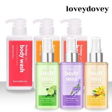 러비더비 올인원 에센스 바디미스트 80ml + 퍼퓸 비타바디워시 400ml 2종세트, 그린스카이/망고데이, 상세설명 참조