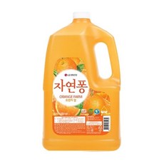 자연퐁 3kg 오렌지 주방세정제 설거지 엘지생활건강
