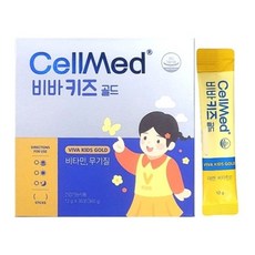 셀메드 비바 키즈 골드 12gX30포 아연 비타민D 포스파디딜세린, 1개