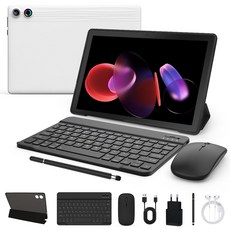 A7L 태블릿PC 11인치태블릿 14G+64G 안드로이드 14, Wi-Fi, 하얀색/White/슈트, 64GB