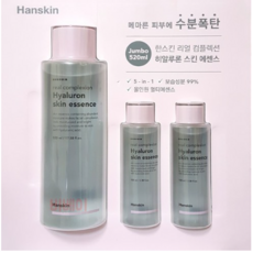 한스킨 히알루론 스킨 에센스 520ml + 100ml x 2p 세트, 1세트