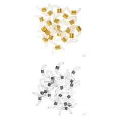 STK80Pcs 안경 스펙타클 체인 스트랩 홀더 고리 끝 고무 미끄럼 방지 링