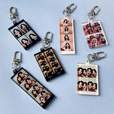 [1+1] 키링제작 아크릴키링 포토키링 사진키링 열쇠고리 키홀더 네컷사진키링 주문제작