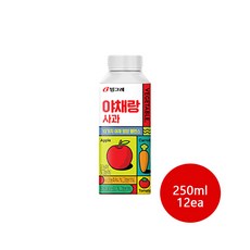 빙그레 야채랑사과 250ml x12팩/과일야채주스, 12팩