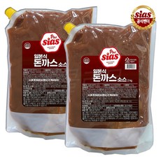 [퀴클리몰] 시아스 일본식 돈까스 소스 2kg 실온 x 2개입, 2개