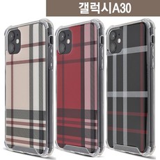 갤럭시A30 레아 체크 젤리 케이스 A305, 자모카 본상품선택